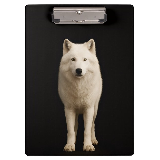 Pranchetas Black 4 Luxe Clipboard, Ivory Arctic Wolf (Frente)