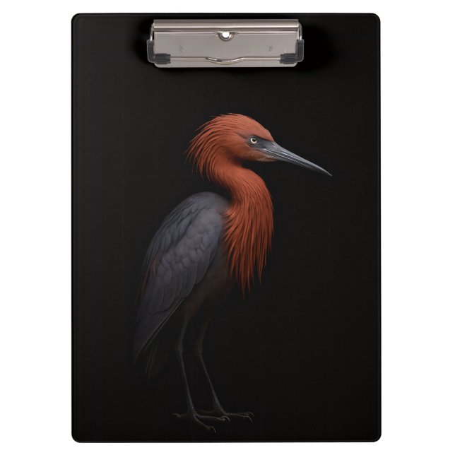Pranchetas Black 4 Luxe Clipboard, Reddish Egret (Frente)