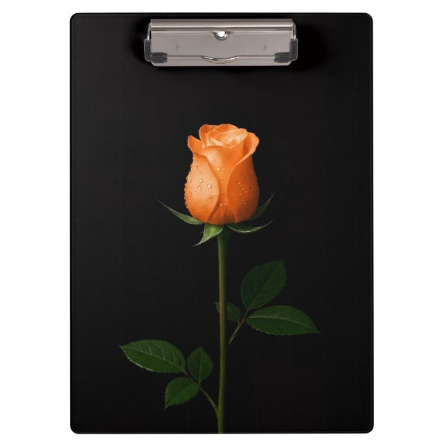 Pranchetas Black 4 Luxe Clipboard, Sunset Orange Rose (Frente)