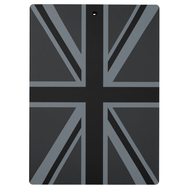 Pranchetas Black Union Jack Flag Design (Verso)
