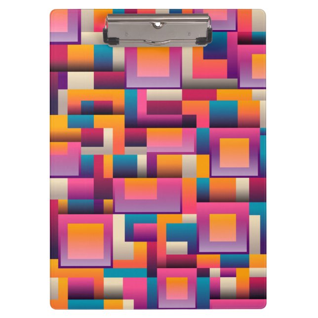 Pranchetas Blocos de cores modernos (Frente)