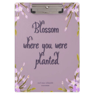 Pranchetas Blossom Blumen Mel Mae Schmidt Stationery