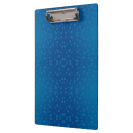 Pranchetas Blue clipboard with a metallic clip