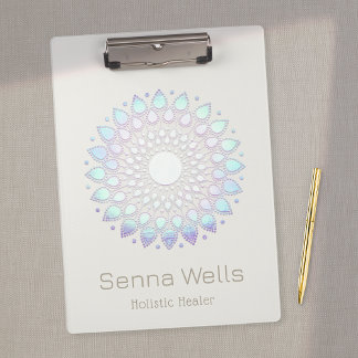 Pranchetas Blue Lotus Flower Mandala