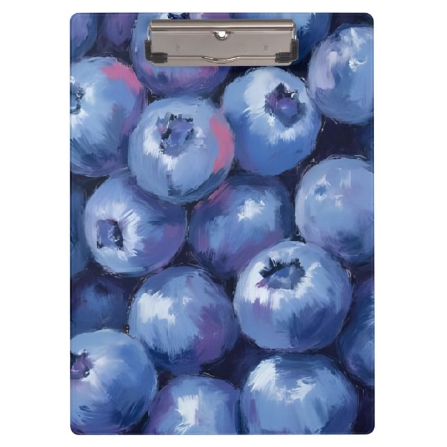 Pranchetas Blueberries | Fruit Watercolor Painted (Frente)