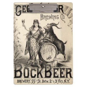 Pranchetas Bock Beer Brewing Co. Vintage Legal Home Brewer