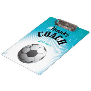 Pranchetas Bola das estrelas azuis do Aqua do treinador do