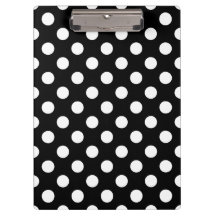 Bolinhas brancas em preto