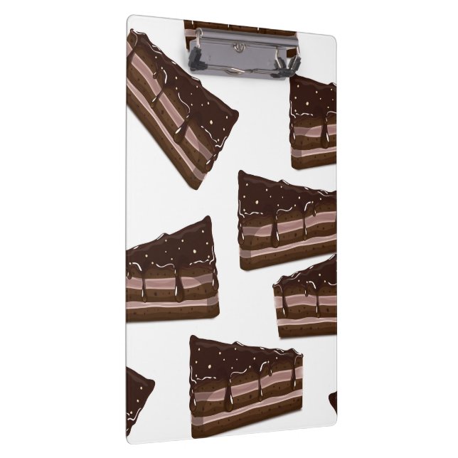 Pranchetas Bolo de chocolate ao leite. (Direita)