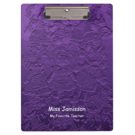 Pranchetas Bonitas Bonecas Rag, Meu Professor Favorito, Nome,