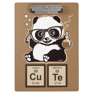 Pranchetas Bonito descoberto panda da química