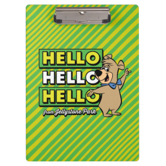Pranchetas Boo-Boo Bear Olá Olá, Olá, Jellystone
