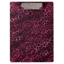 Pranchetas Bordô e Dourado Série Leopardo Design 9