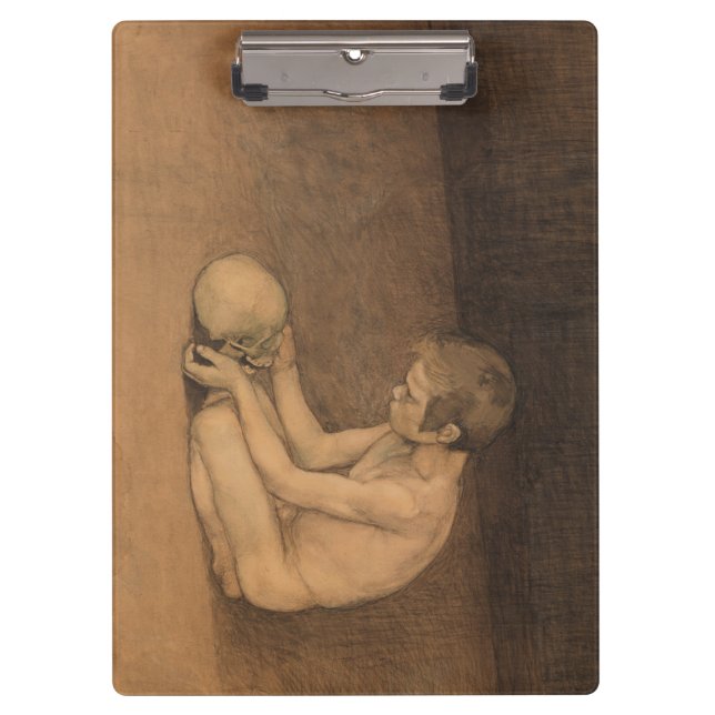 Pranchetas Boy with Skull (por Magnus Enckell) (Frente)