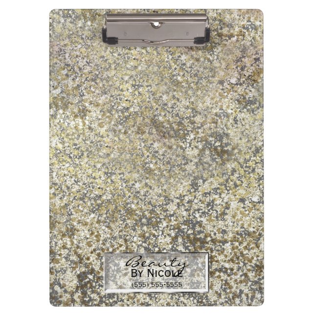 Pranchetas Brilho Dourado Moderno Crackle Chic Glamour (Frente)