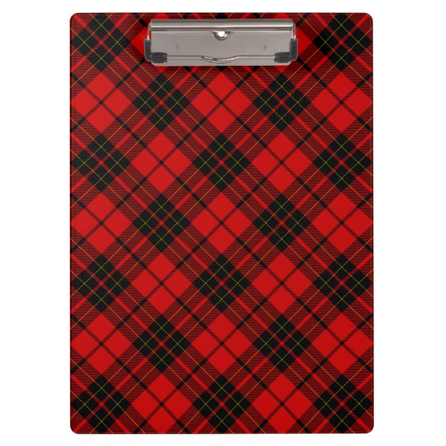 Pranchetas Brodie clan tartan red xadrez (Frente)