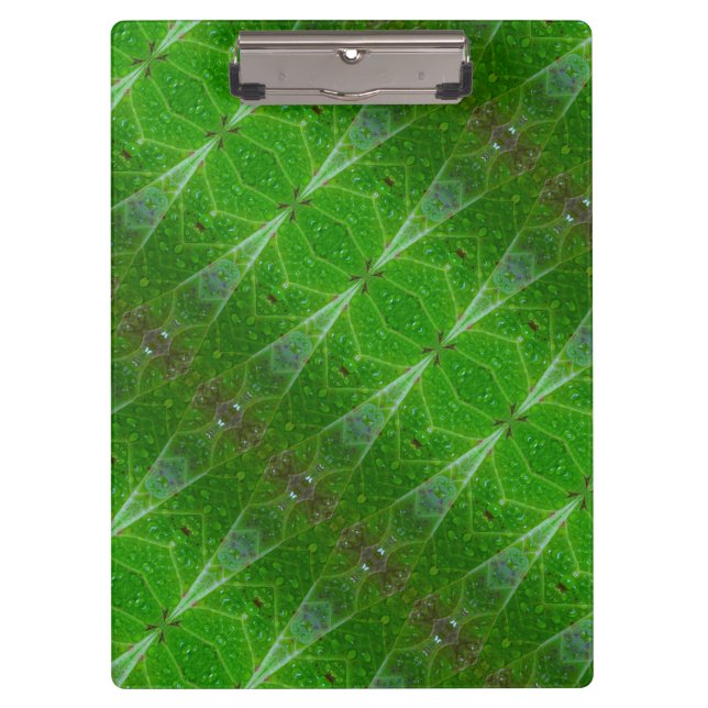 Pranchetas Bronze e Folha Verde Ikat 18 (Frente)