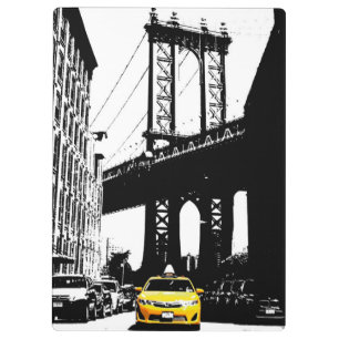 Pranchetas Brooklyn Nyc Nova Iorque Pop Art Yellow Taxi