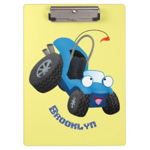 Pranchetas Buggy duna em forma de cartoon de veículos rodoviá