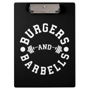 Pranchetas Burgers e Barbeldes - Motivação de Workout Engraça