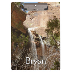 Pranchetas Cachoeira do Emerald Pool I do Zion National Park