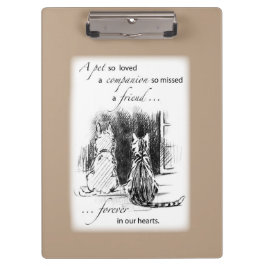 Pranchetas Cachorro e Gato Olhando para a Janela, Simpatia Pe