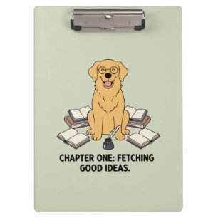 Pranchetas Cachorro Golden Retriever Vibrações Acadêmicas Ver