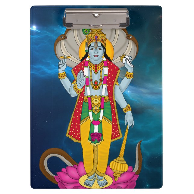 Pranchetas Caderno do Senhor Vishnu (Frente)