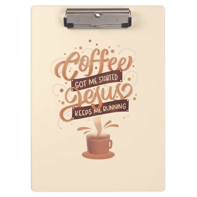 Pranchetas Café Com Sobremesa E Jesus (Frente)