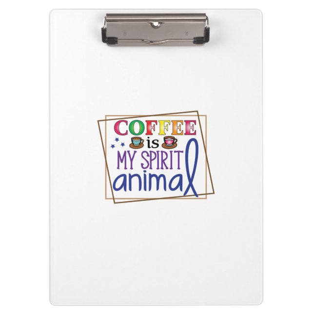 Pranchetas Café De Arte Café É Meu Espírito 2 (Frente)