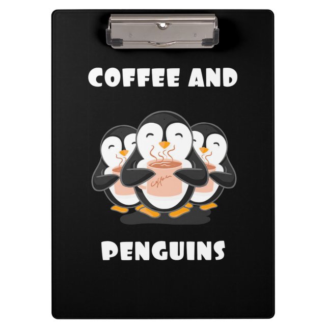 Pranchetas Café E Pinguins (Frente)