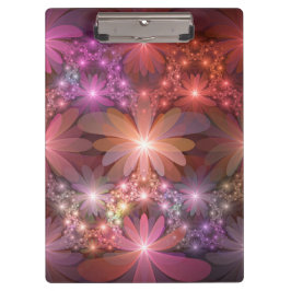 Pranchetas Cama De Flores Arte Fractal Abstrato brilhante Col
