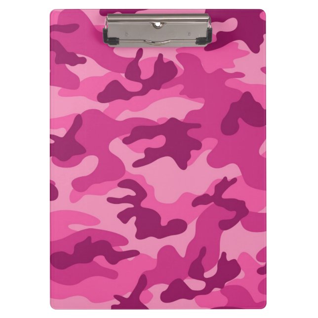 Pranchetas Camo Rosa Brilhante, Brilhante, Camuflagem (Frente)
