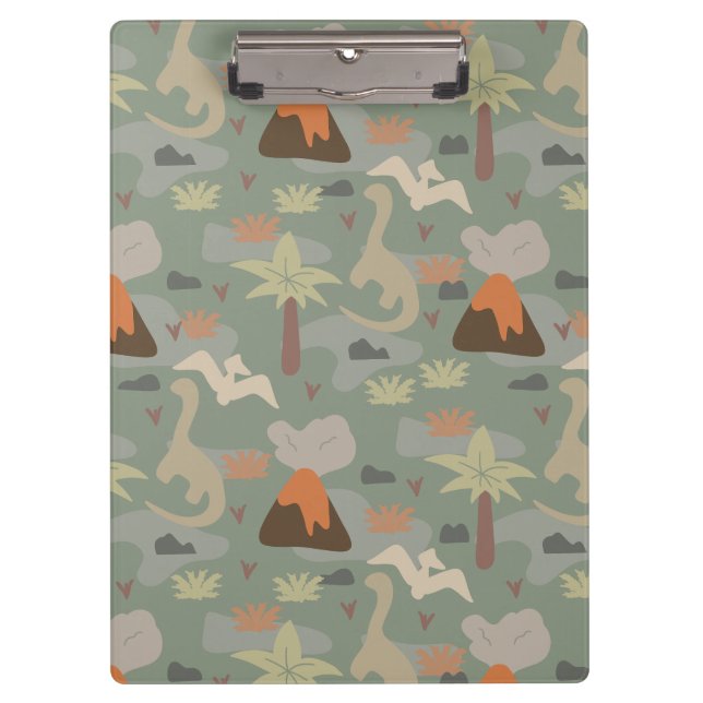 Pranchetas Camouflage Dinosaur and Volcanoes (Frente)