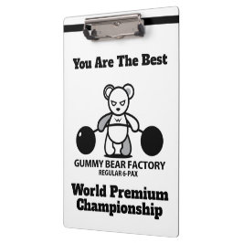 Pranchetas Campeonato da Fábrica de Ursos Gummy