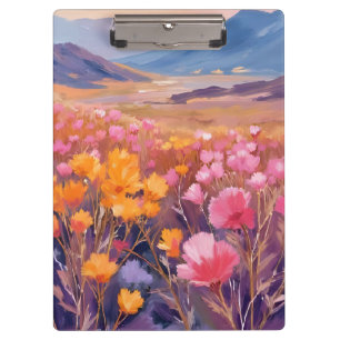 Pranchetas Campo de Flores Silvestres   Pintura de Paisagem F