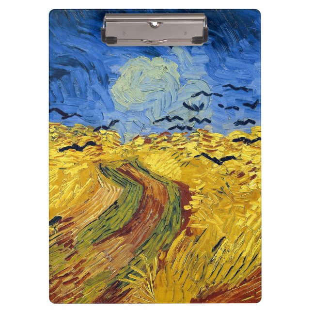 Pranchetas Campos de Trigo de Van Gogh pintura impressionista (Frente)
