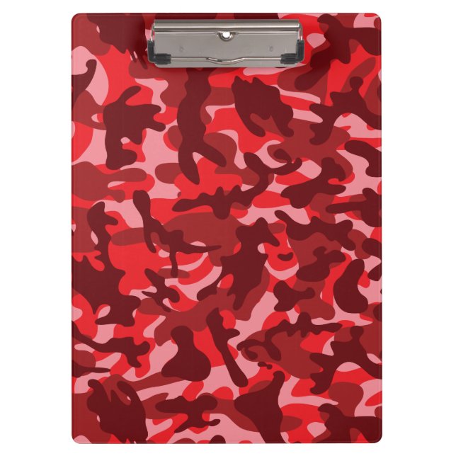 Pranchetas Camuflagem de Salmão Vermelho (Frente)