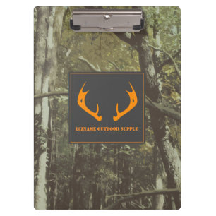 Pranchetas Camuflagem Orange Deer Antlers ao ar livre