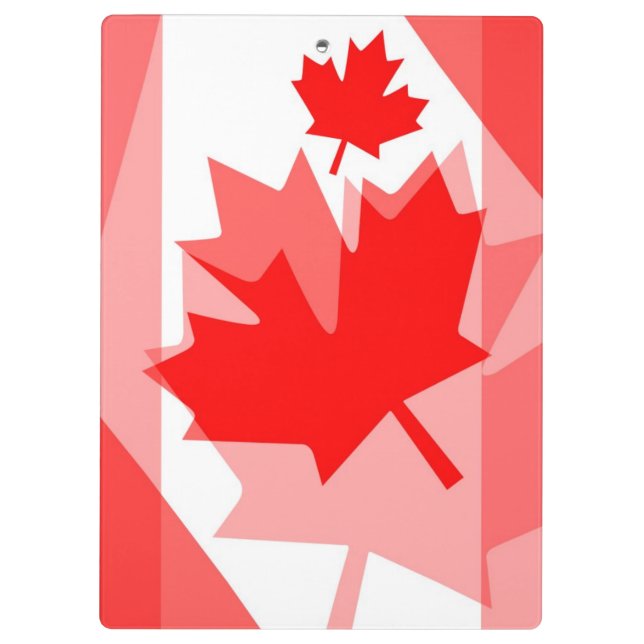 Pranchetas Canadiano Maple Leaf Layout Style CANADA (Verso)