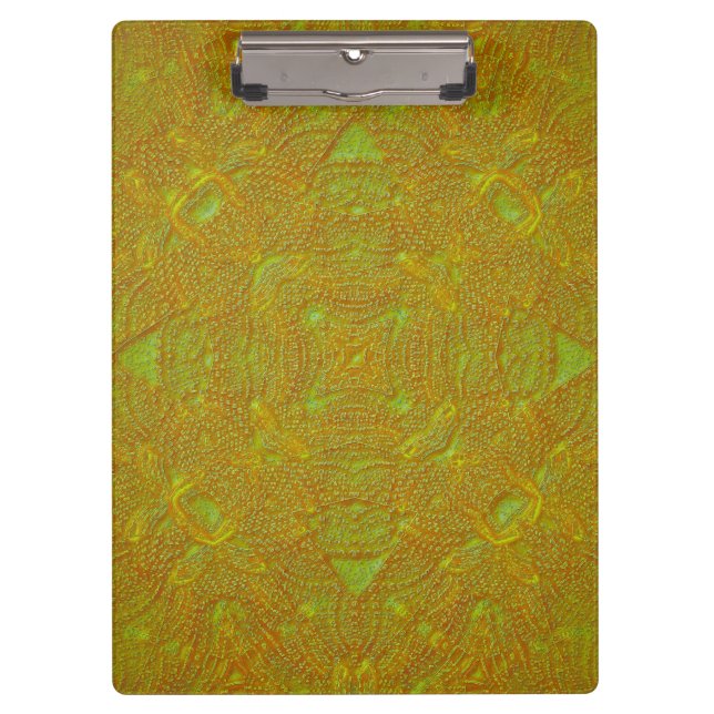 Pranchetas Capa Mandala Citrino Damasco (Frente)