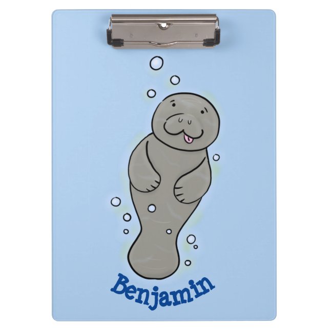 Pranchetas Capateiro bonito com ilustração de bolhas (Frente)