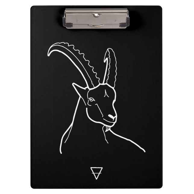 Pranchetas Capricorn Zodiac Sign -  (Frente)