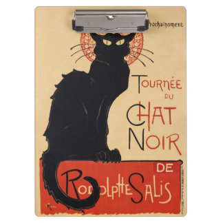 Pranchetas Cartaz Vintage Gato Preto Art Nouveau Steinlen