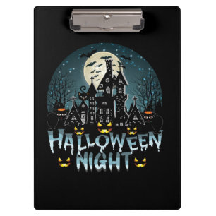 Pranchetas Casa Assombrada, Noite Assustadora do Halloween