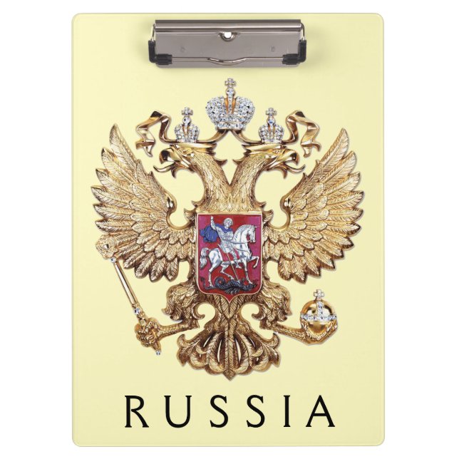 Pranchetas Casaco de armas da Rússia (Frente)