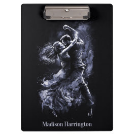 Pranchetas Casal de dança de nome personalizado