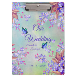 Pranchetas Casamento com Flor de Lavanda Lilac