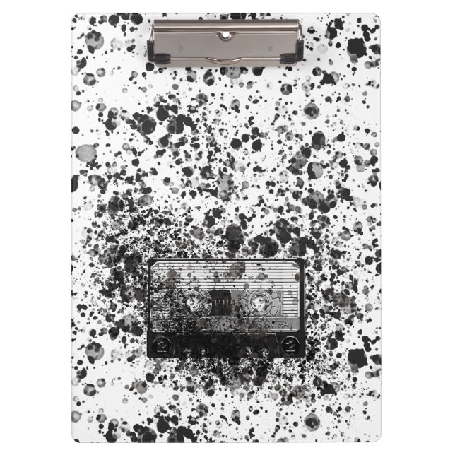 Pranchetas Cassete de Áudio Retroativo (Frente)