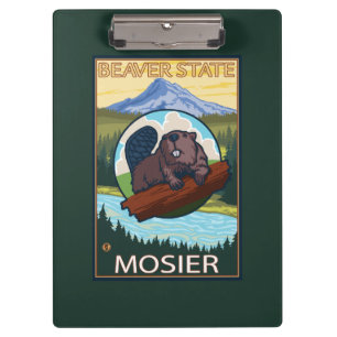 Pranchetas Castor & capa do Mt. - Mosier, Oregon